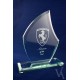 CORPORATE BUSINESS & SPORTING AWARDS GLASS TROPHY JADE GLASS LASER ENGRAVING 